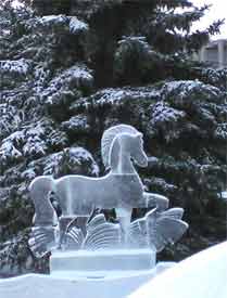 Тюмень новогодняя. Ледяные скульптуры